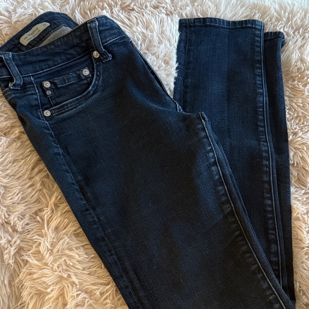 AG Adriano Goldschmied Midnight Blue Jeggings